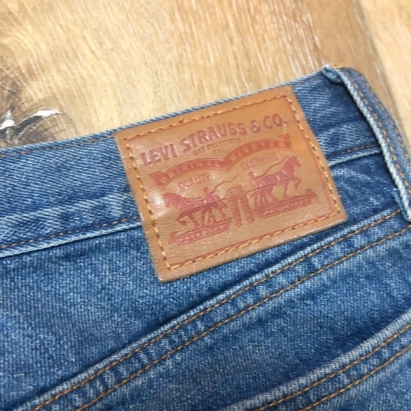 Levi’s Medium Wash Raw Hem Skinny Jeans Size 27 - Picture 11 of 11